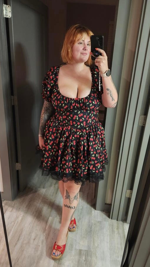 Alice Dress in Printed Cotton