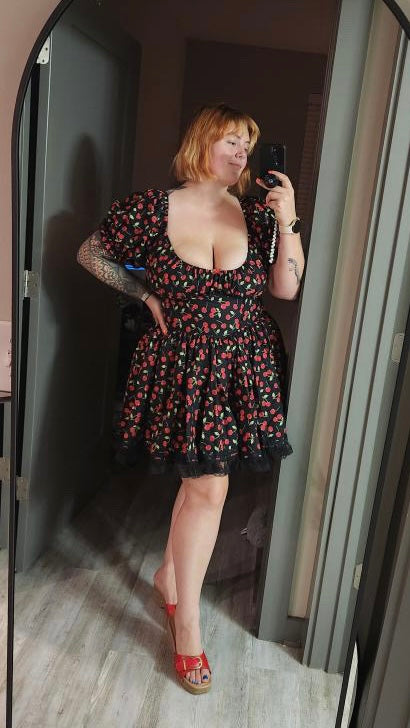Alice Dress in Printed Cotton