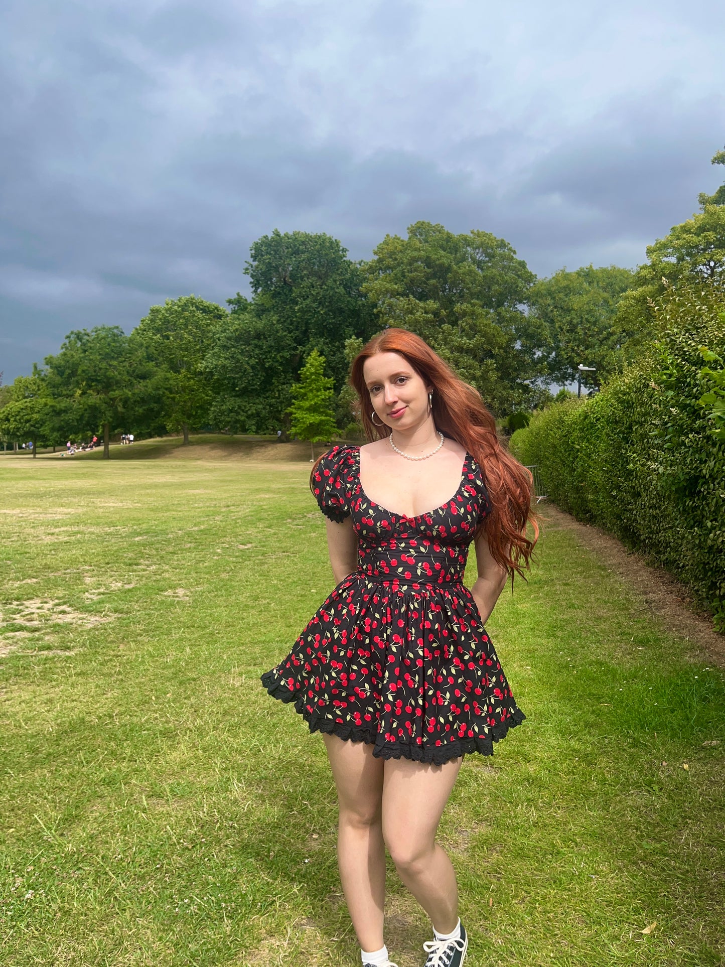 Alice Dress in Printed Cotton