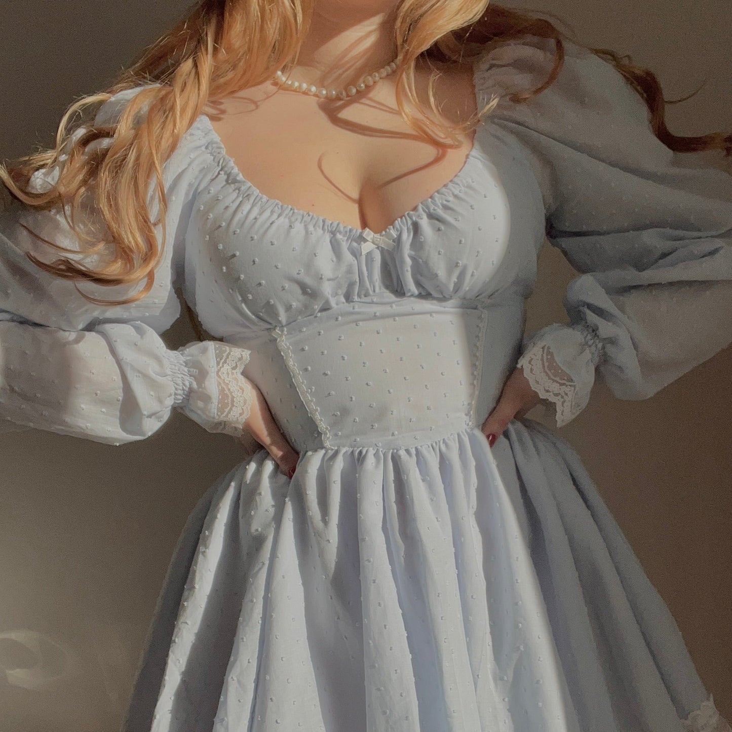 Alice Dress in Dot Cotton