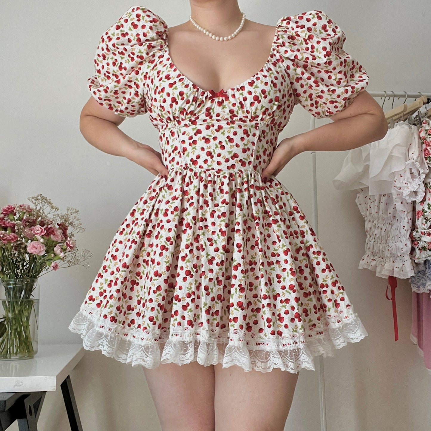 Alice Dress in Printed Cotton