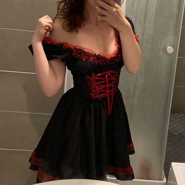 Frilie Dress in Black