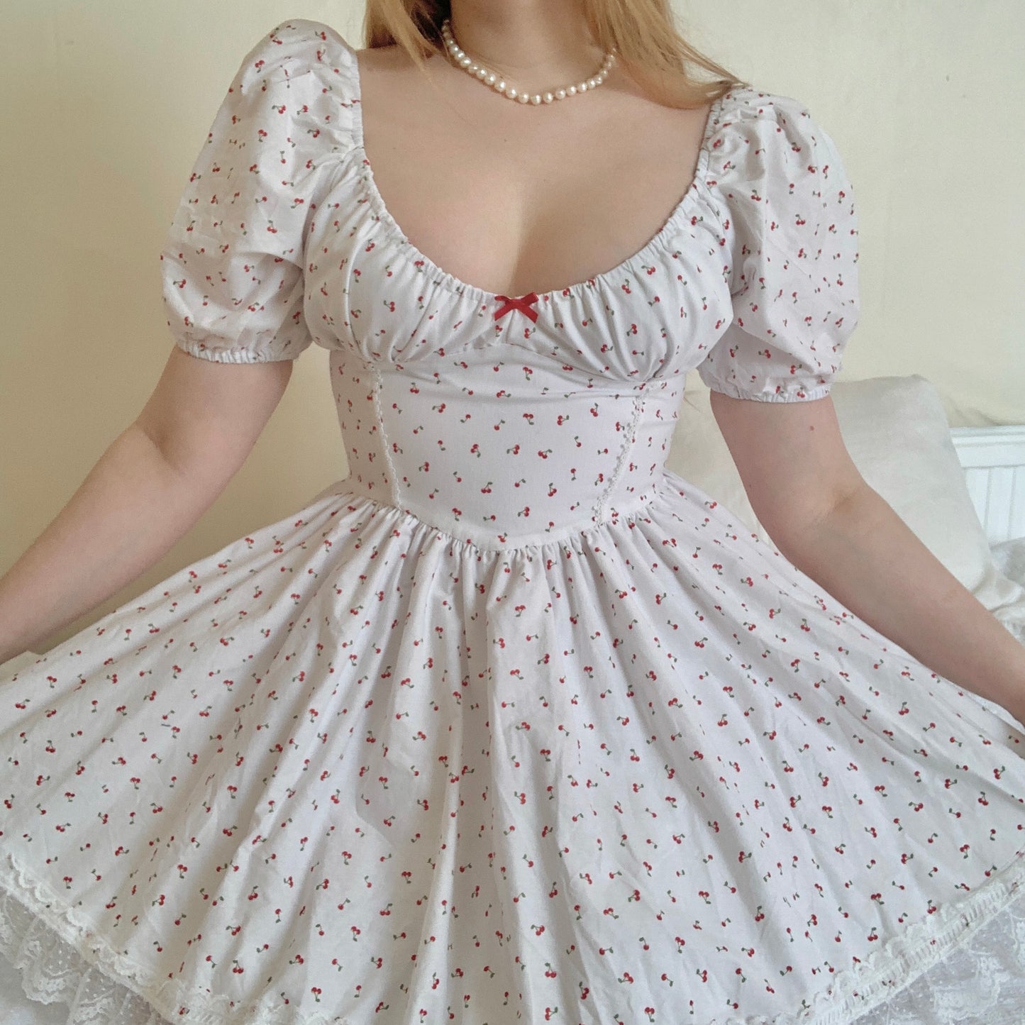 Alice Dress in Printed Cotton