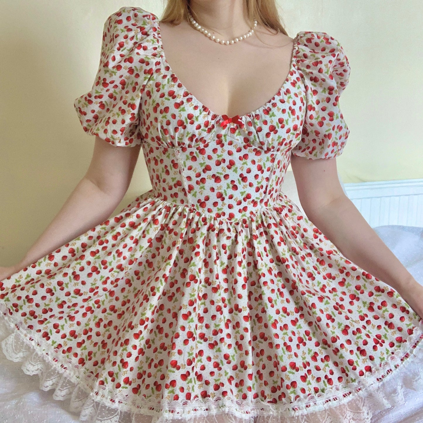 Alice Dress in Printed Cotton