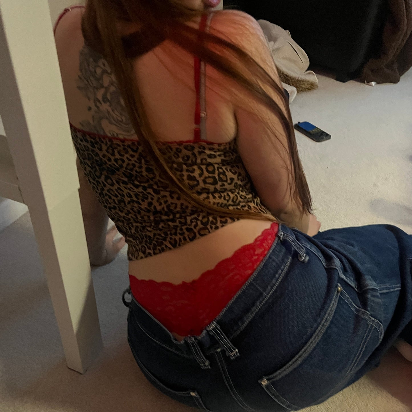 Leopard Cotton Thong [Preorder]