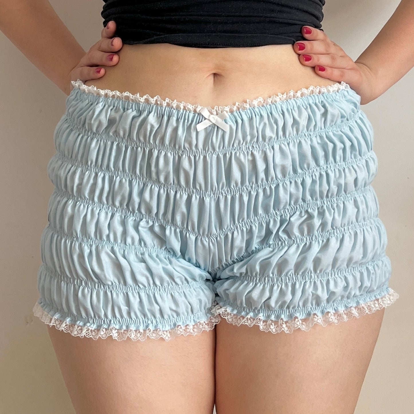 Aqua Cotton Shorts (XS/S)