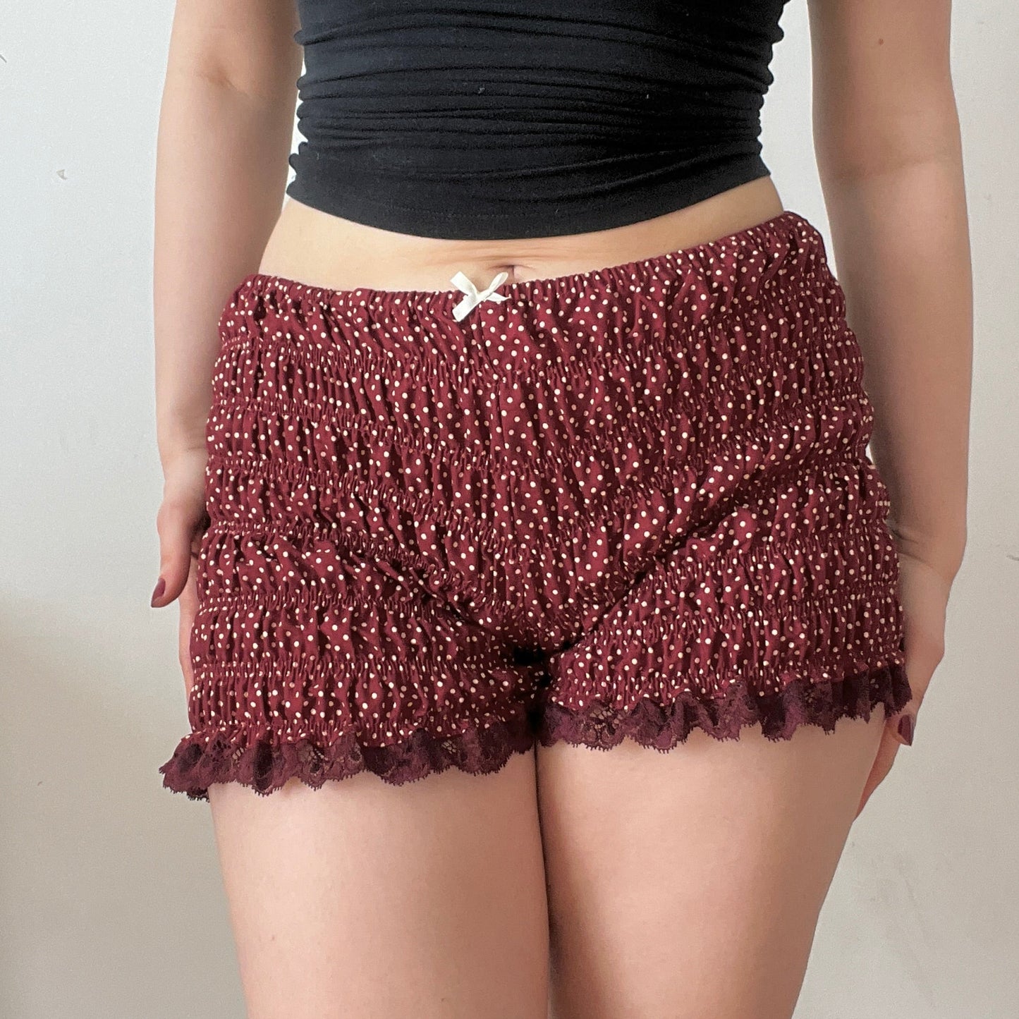 Polka Dot Cotton Shorts (XL/2XL)