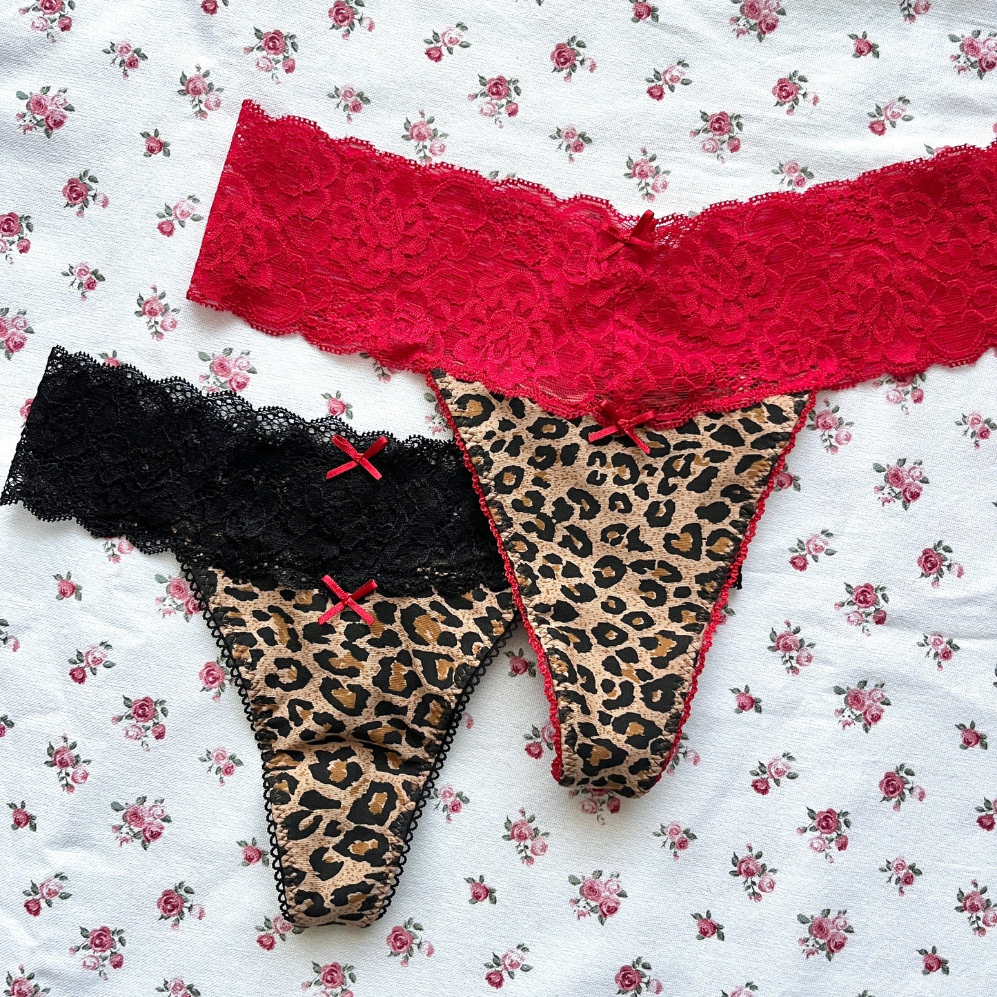 Leopard Cotton Thong [Preorder]