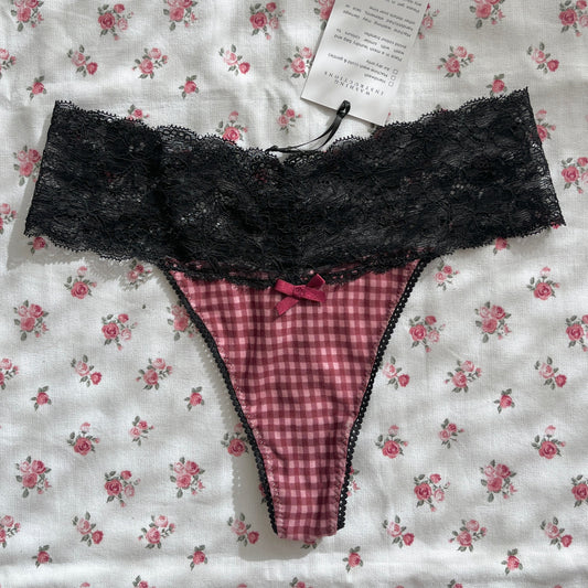 Burgundy Thong (XS to L)