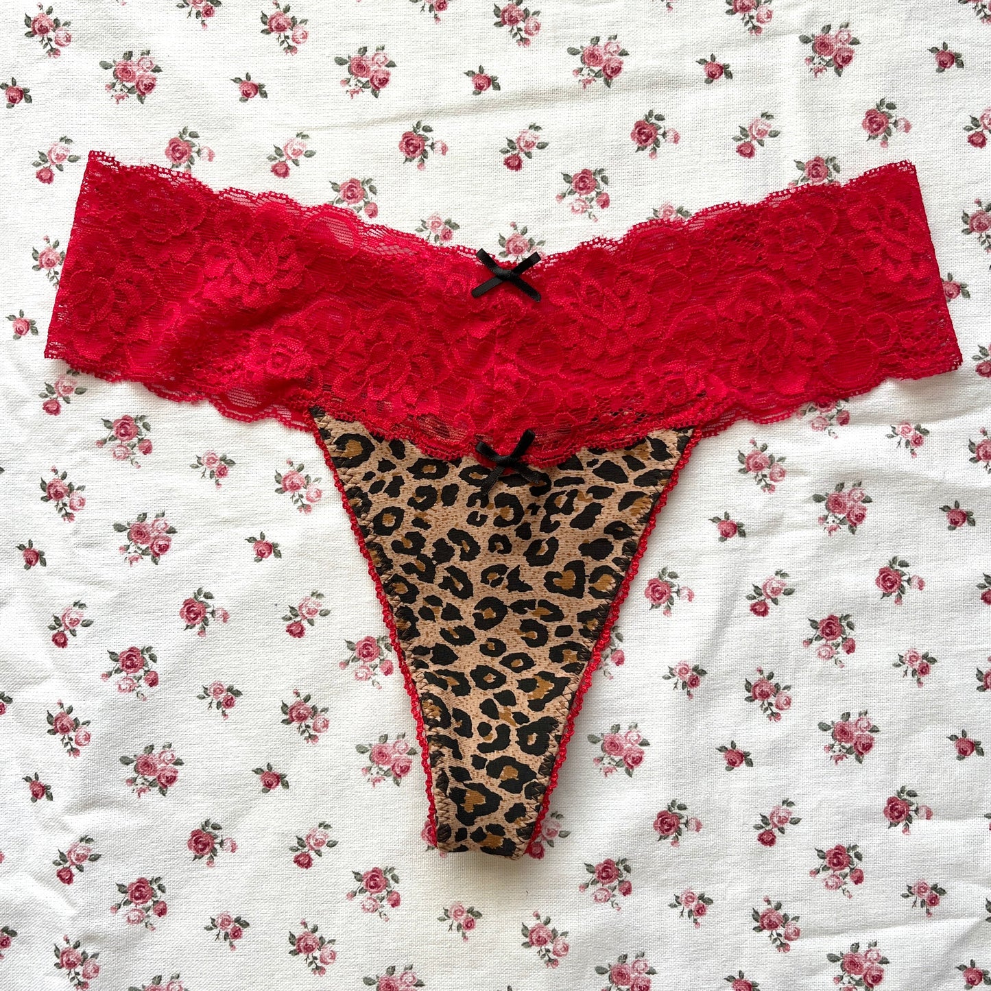 Leopard Cotton Thong [Preorder]