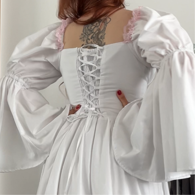 Add: Adjustable Lace Up Back
