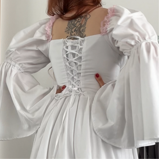 Add: Adjustable Lace Up Back