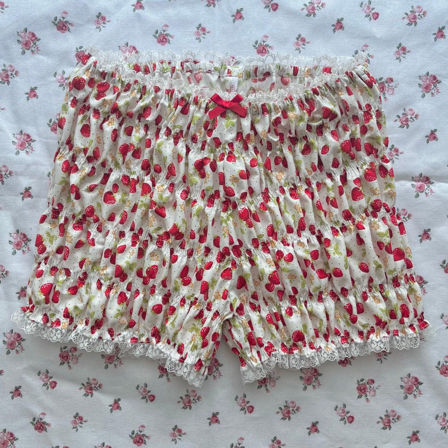 Strawberry Cotton Shorts (XS/S)