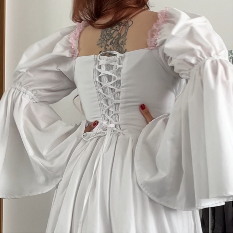 Add: Adjustable Lace Up Back