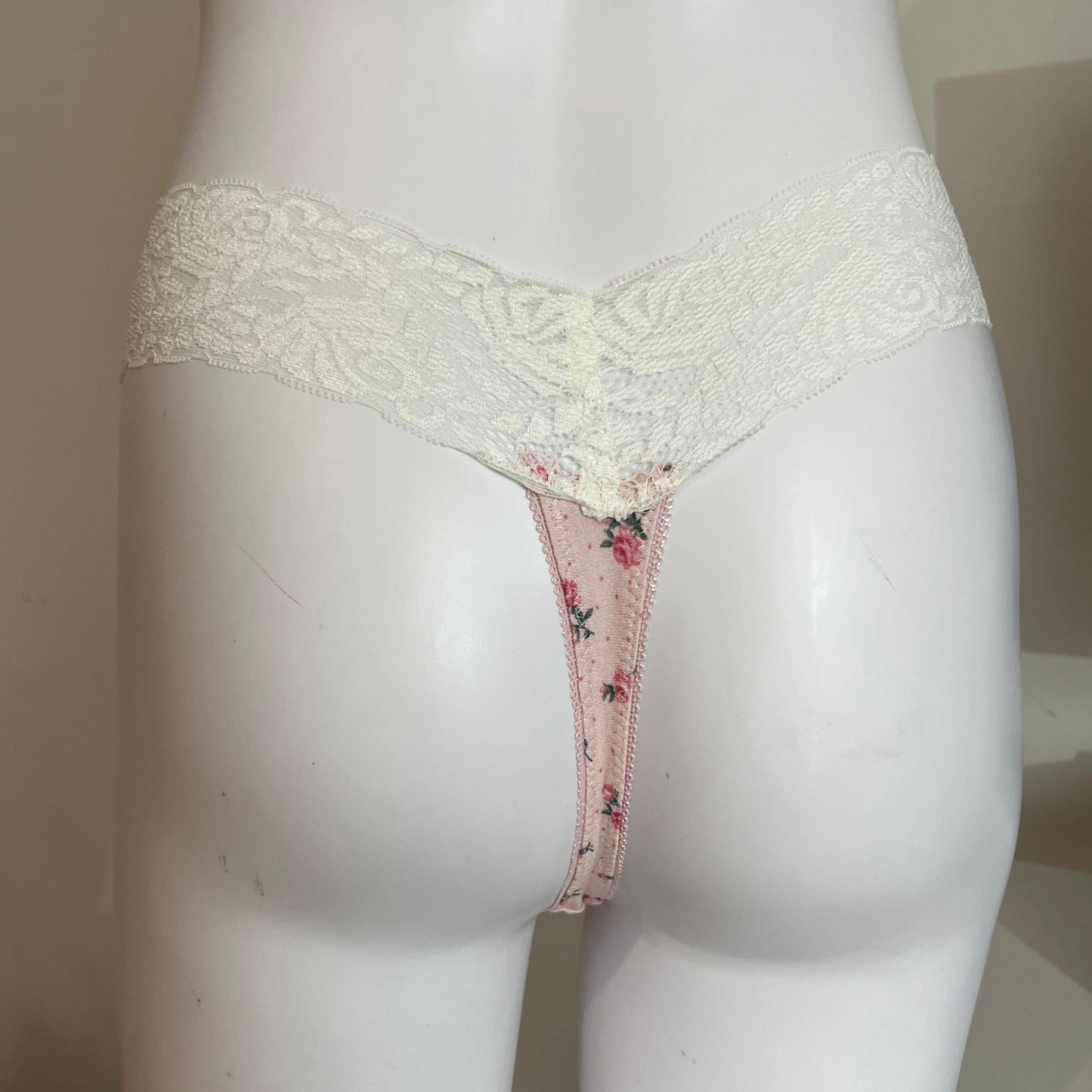 Rose Cotton Thong (XS-L)