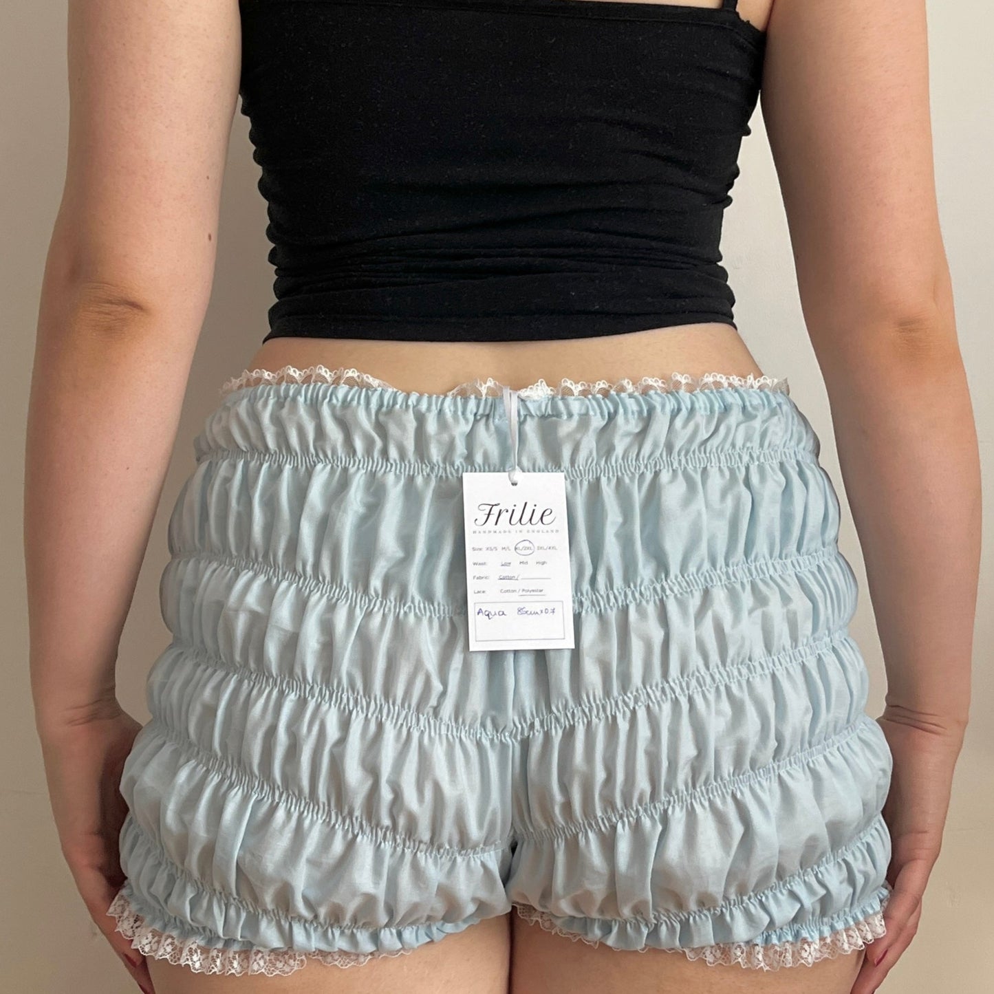 Aqua Cotton Shorts (XS/S)