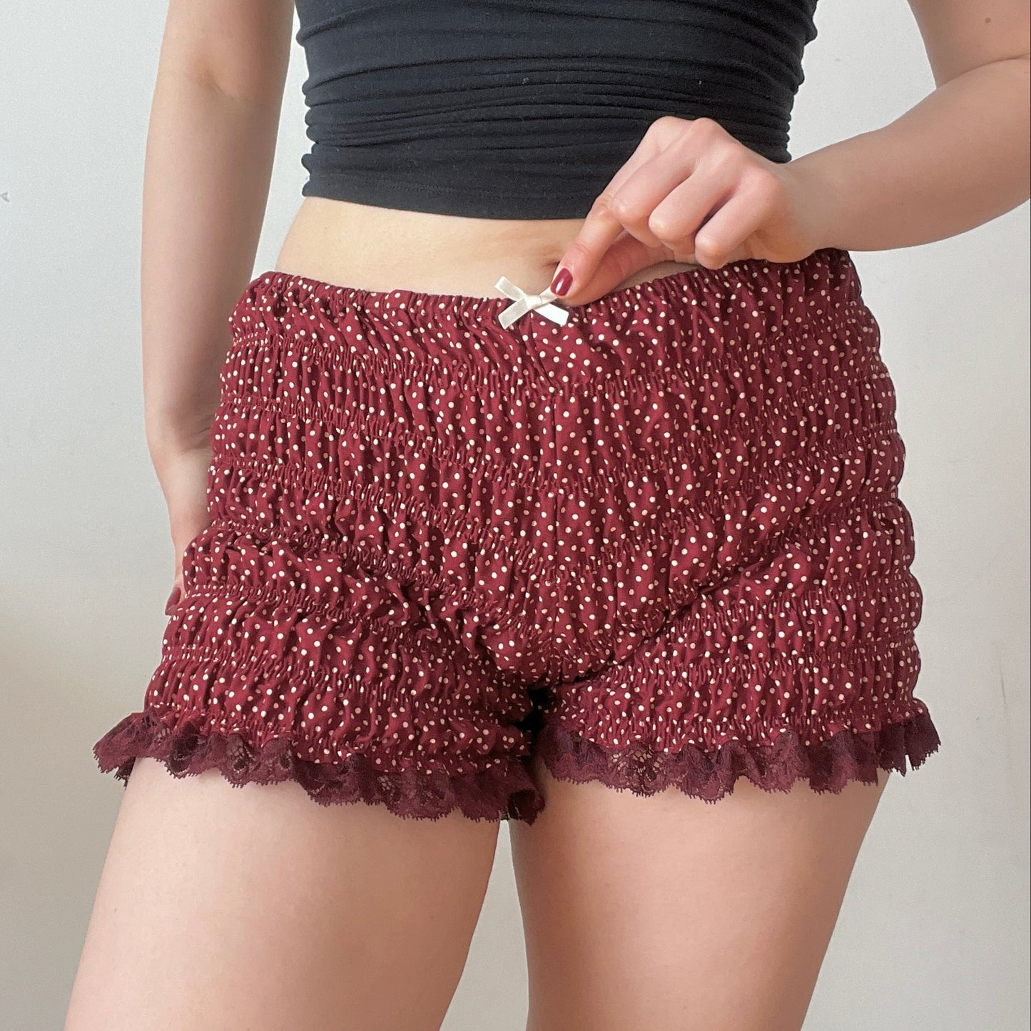 Polka Dot Cotton Shorts (XL/2XL)