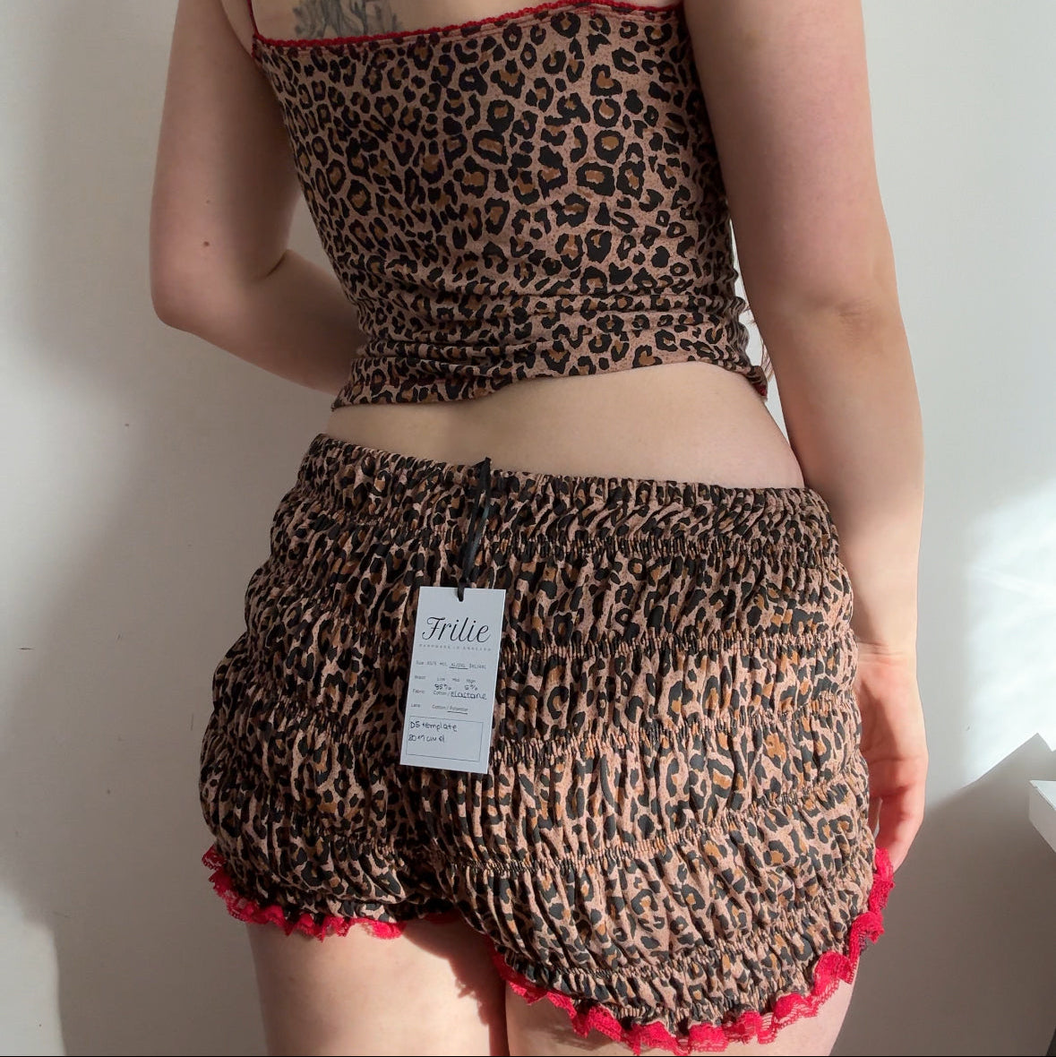 Leopard Cotton Shorts [Preorder]