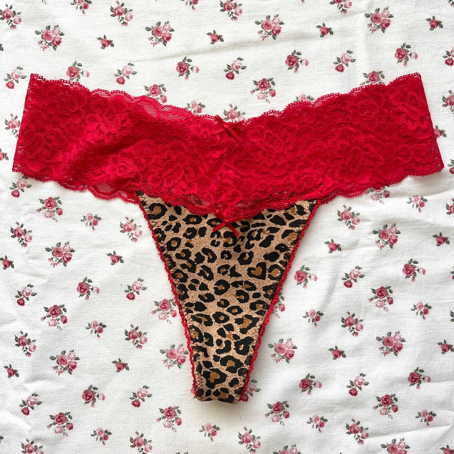 Leopard Cotton Thong [Preorder]