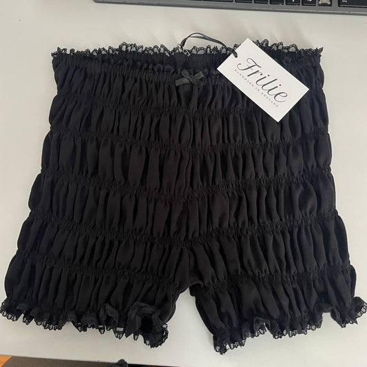 Black Viscose Shorts (XS/S)