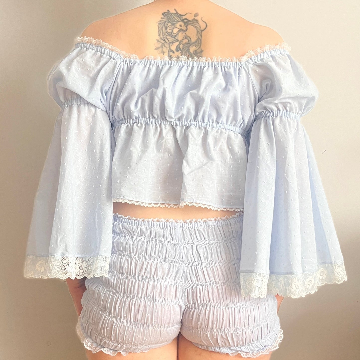 Pale Blue Blouse (S/M)