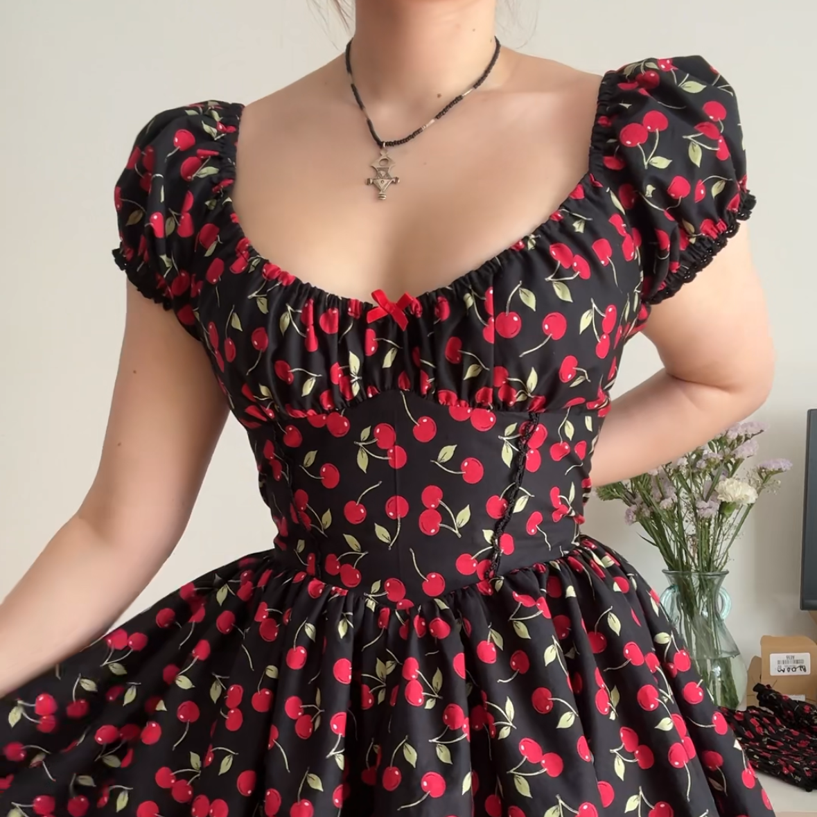 Alice Dress in Printed Cotton [Preorder]