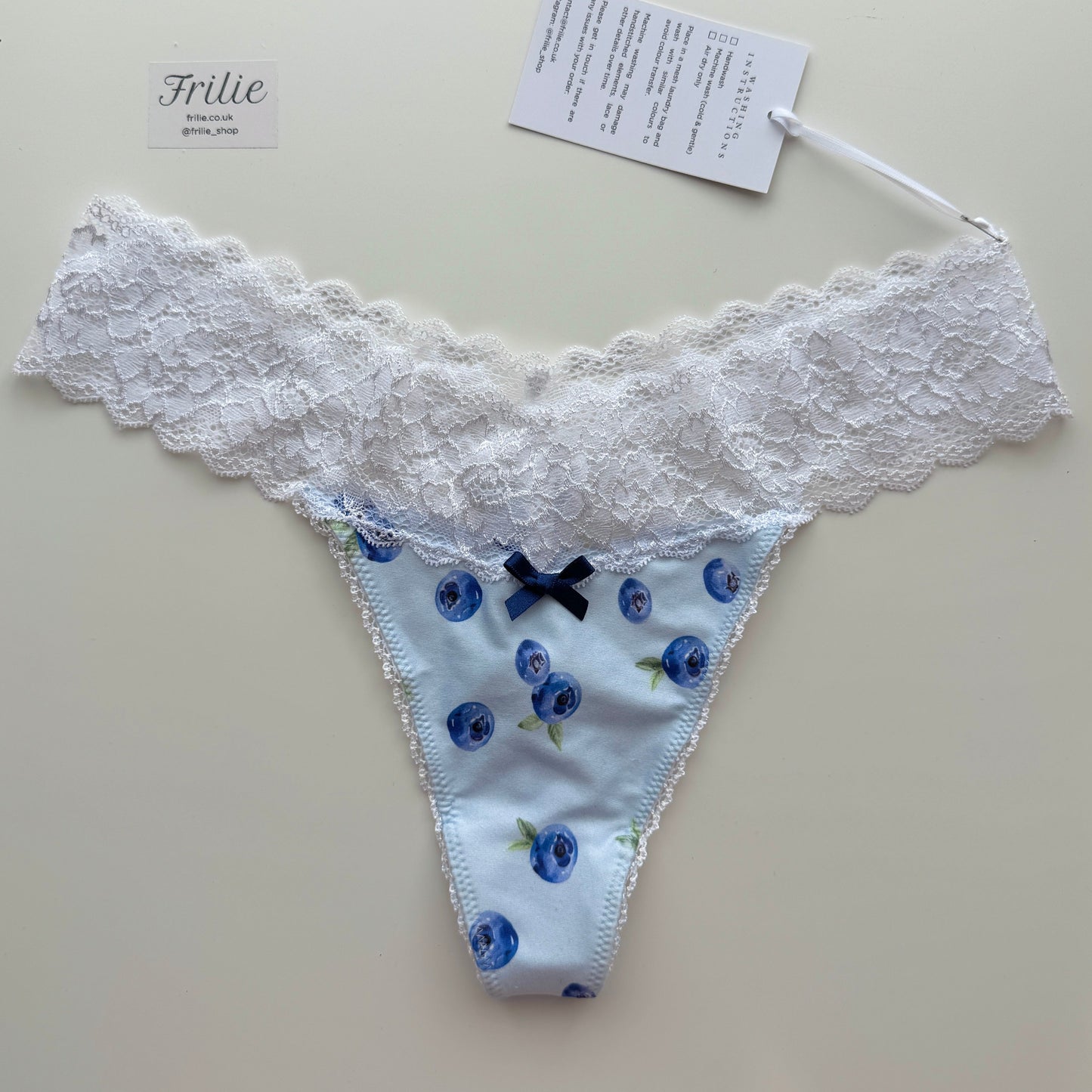 White Blueberry Thong (XS to L)