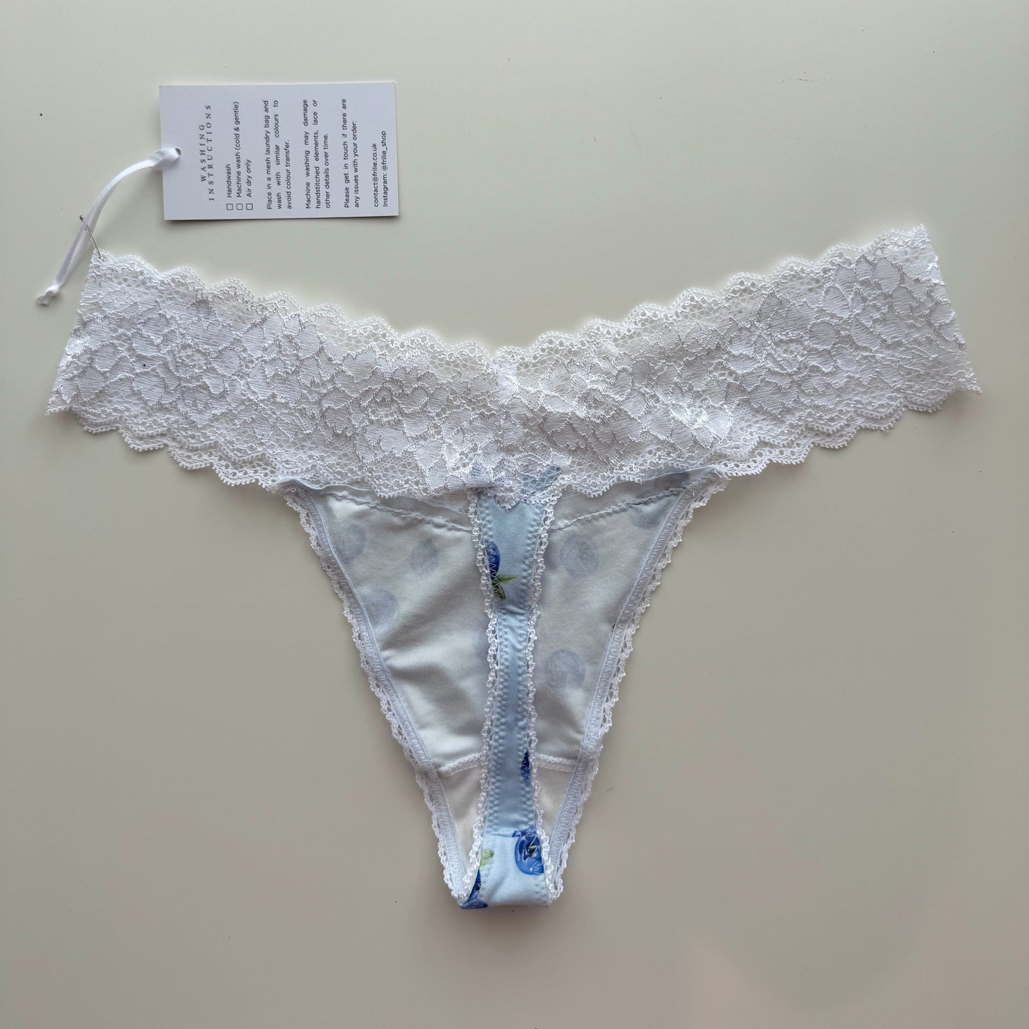 White Blueberry Thong (XS to L)