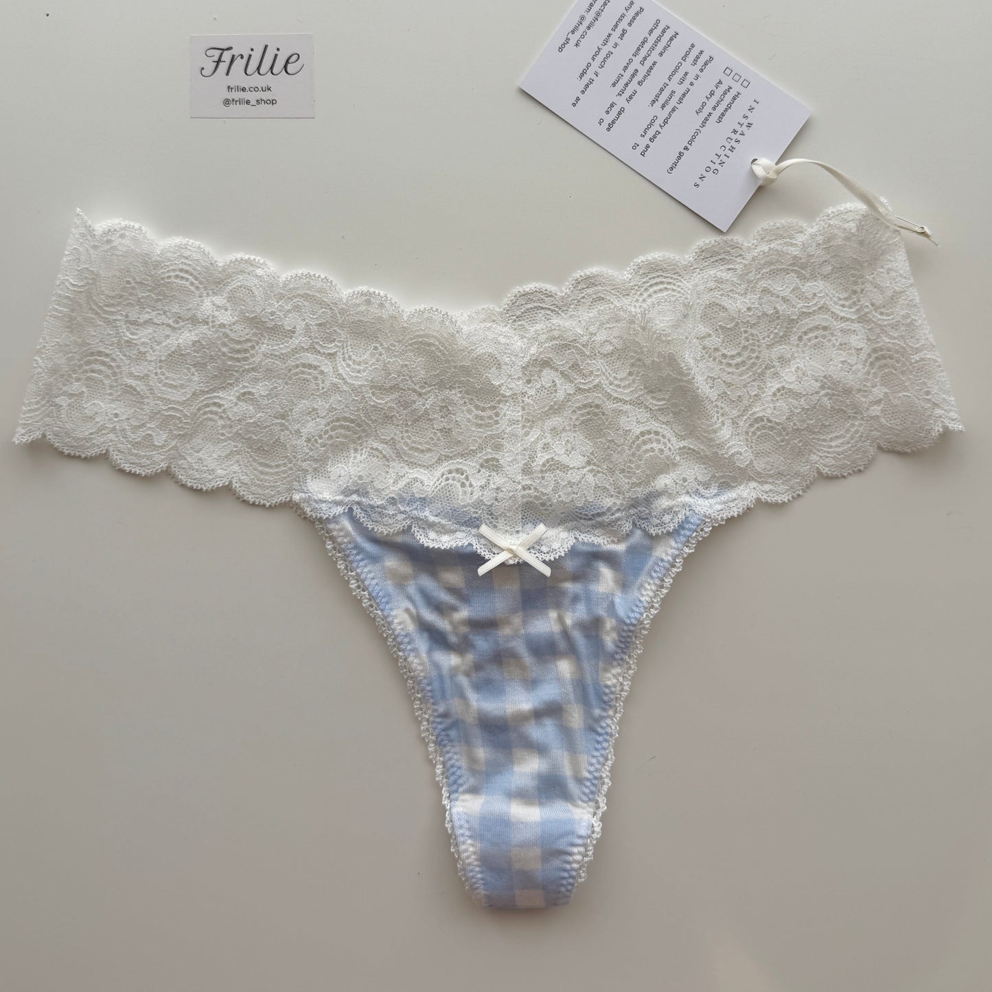 Sample - Gingham Thong (S)