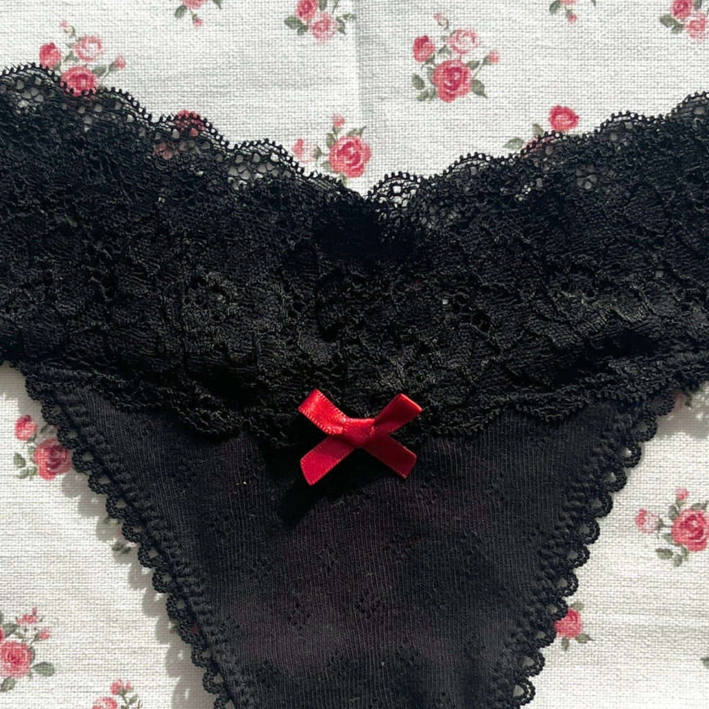 Thong Bow Placement
